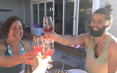 With Belles On – backyard winemaking. Marlborough, NEW ZEALAND