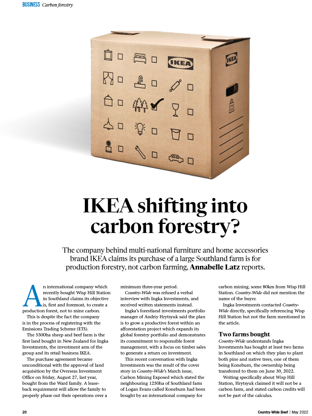 IKEA Shifting Into Carbon Forestry? | With Belles On